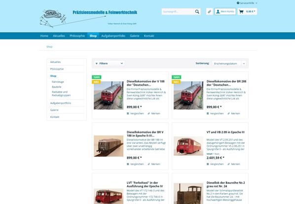 Webshop Präzisionstechnik Dresden Webshop Präzisionstechnik Dresden