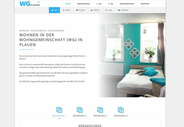 Webseite WG Plauen Webseite WG Plauen