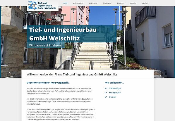 Tief- und Ingenieurbaubau GmbH Weischlitz Tief- und Ingenieurbaubau GmbH Weischlitz