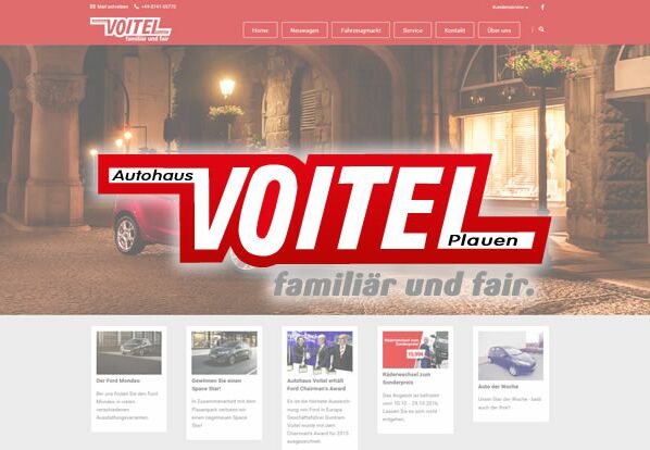 responsive Webseite Autohaus Voitel responsive Webseite Autohaus Voitel