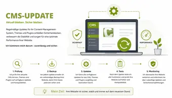CMS-Update - Aktuell und sicher bleiben