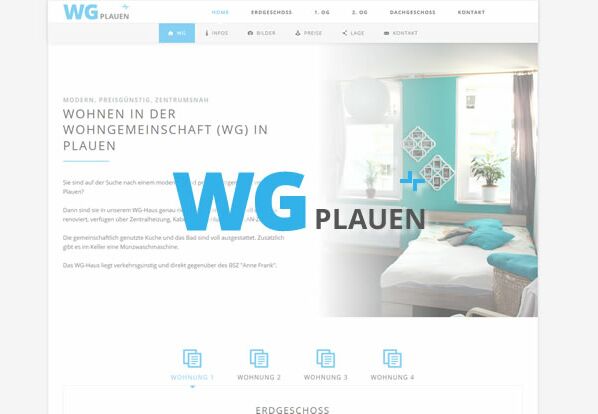 Webseite WG Plauen