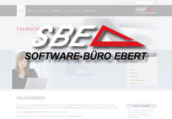 Webseite Fahrschul-Assistent Webseite Fahrschul-Assistent
