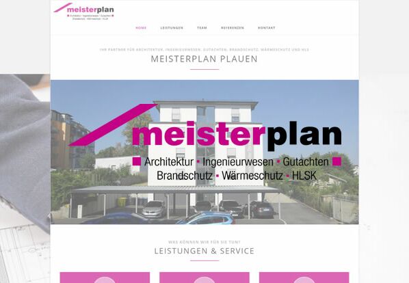 Website meisterplan Plauen