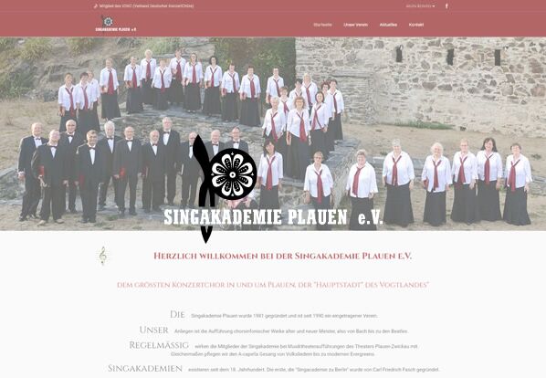 Website Singakademie Plauen Website Singakademie Plauen