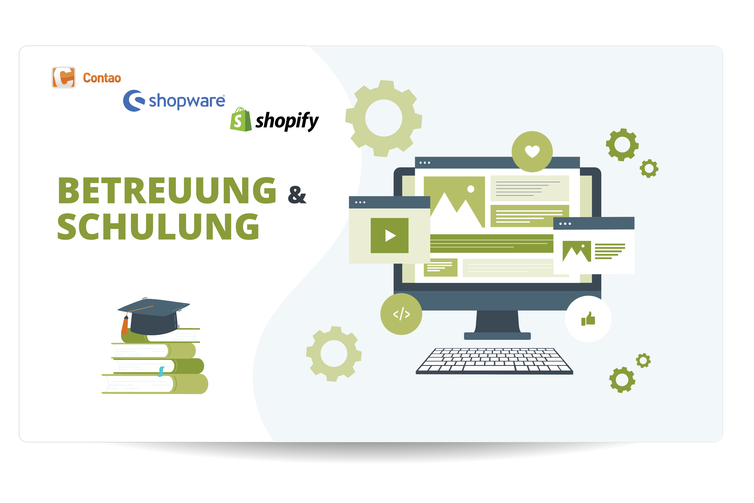 Grafik Webseiten-Betreuung & Schulung