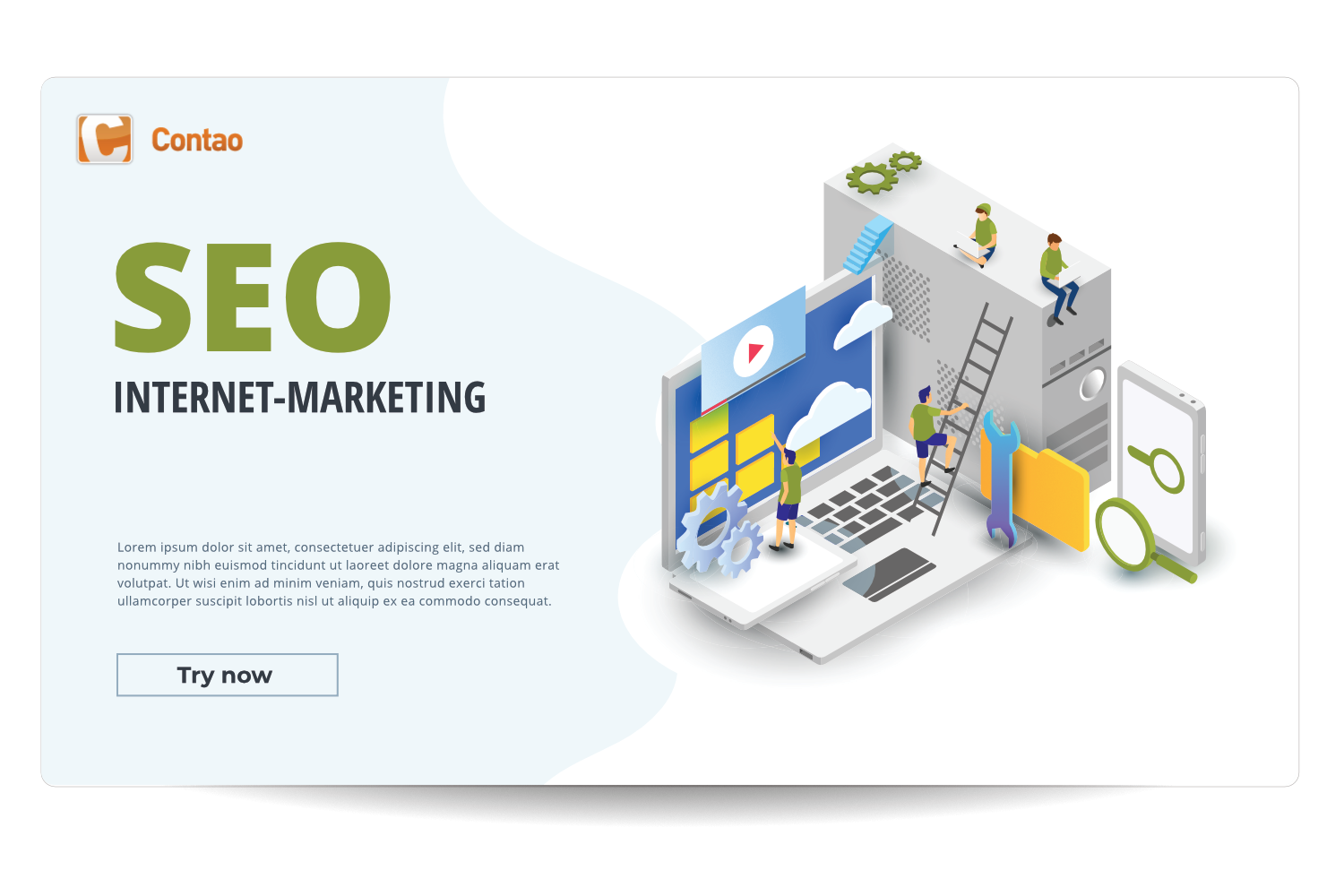Grafik SEO Internet-Marketing