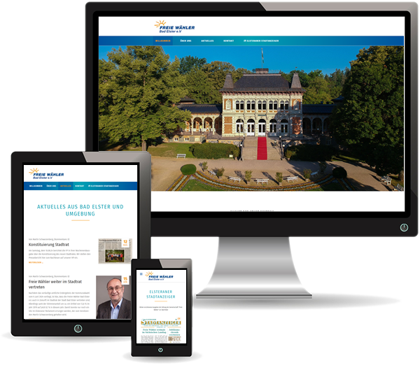 Freie Waehler Responsive Webseite