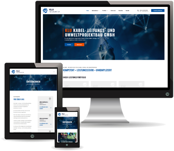 Klu Responsive Webseite