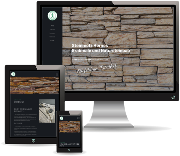 Steinmetz Hernes Responsive Webseite