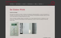 Webseite / Elektro Wirth