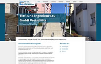 Webseite / Tief- und Ingenieurbau GmbH Weischlitz
